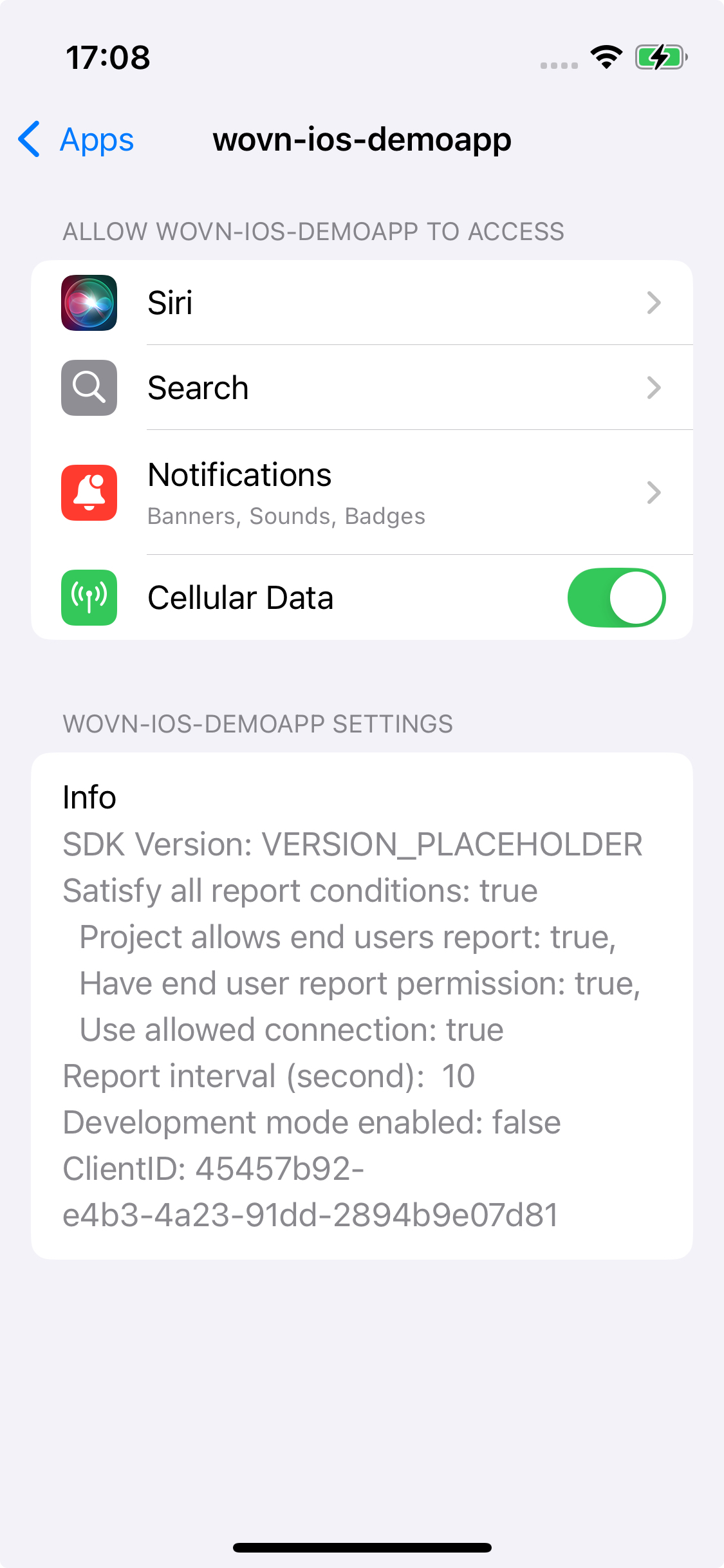 WOVN Settings Screen